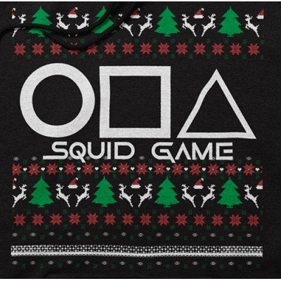 Суичър унисекс без цип SQUID GAME - Merry Christmas